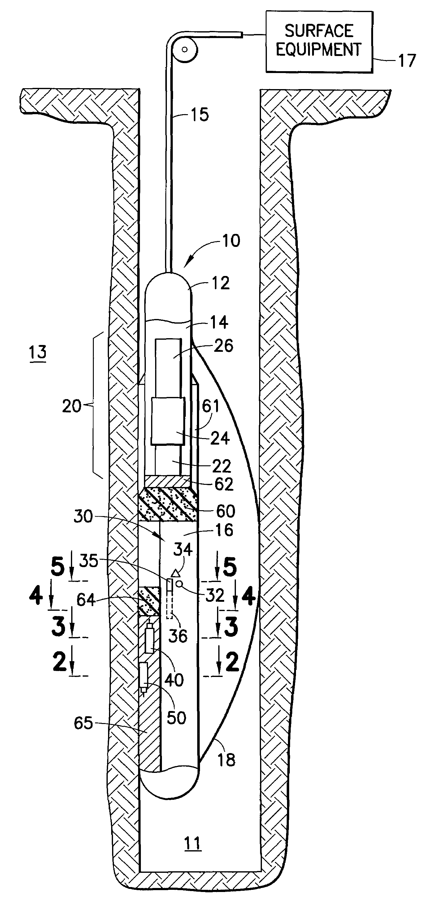 Well logging apparatus and method for measuring formation properties