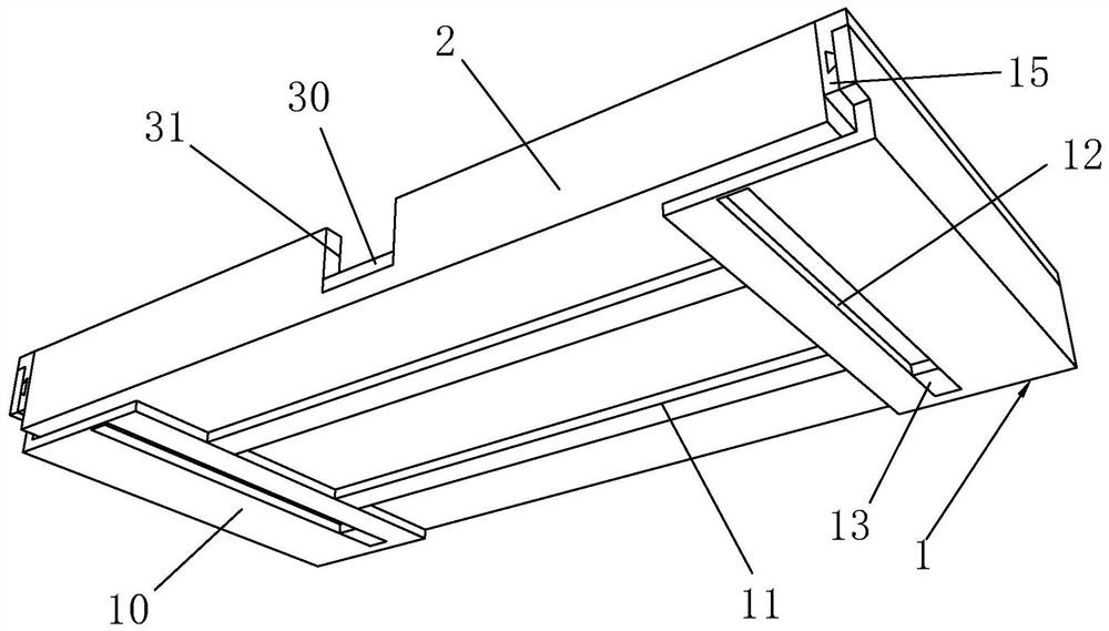 Embedded oven door supporting protection structure and installation method thereof