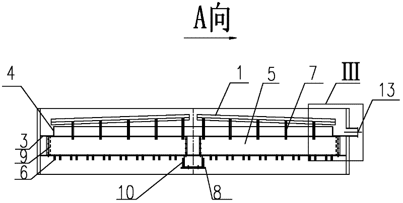 Dual-layer collective liquid distributor with lateral line withdrawal function