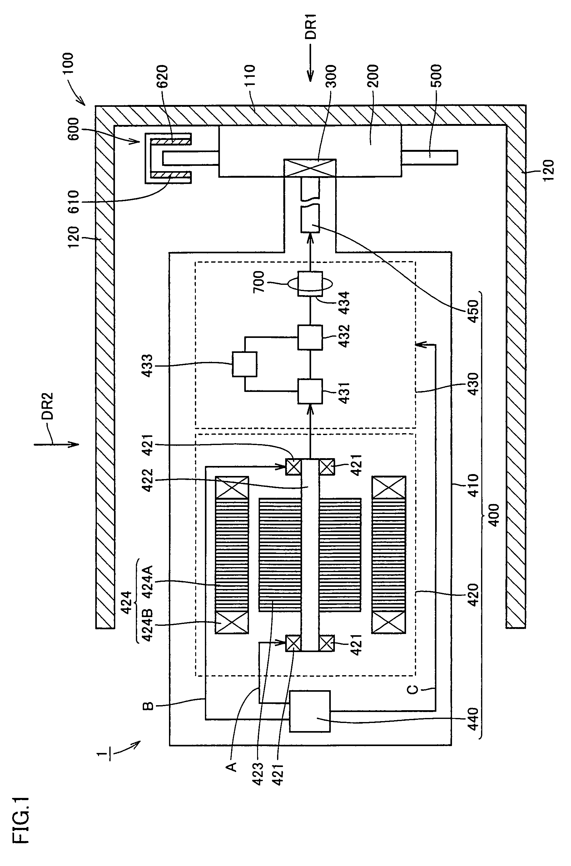 Electrically driven wheel and vehicle