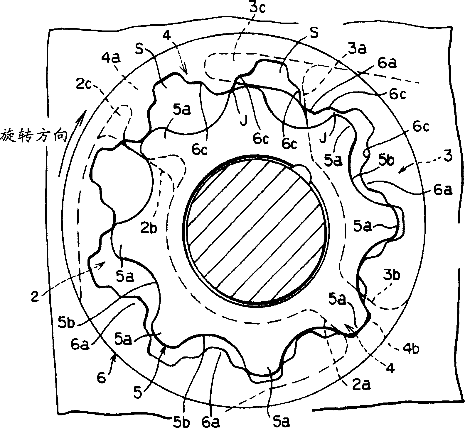 Trochoid oil pump