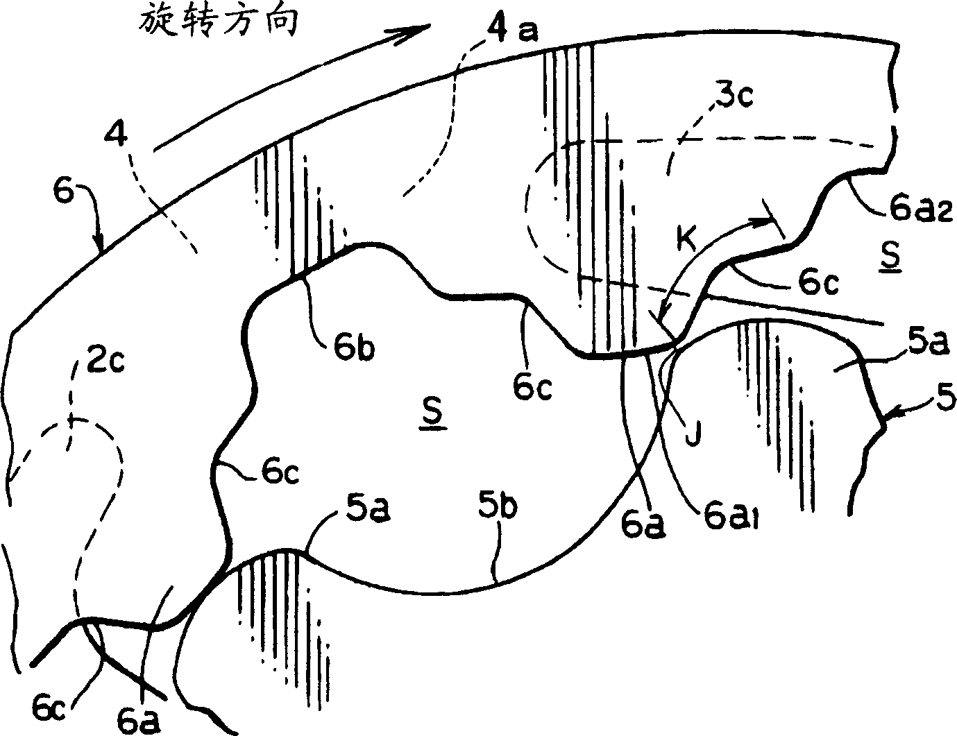 Trochoid oil pump