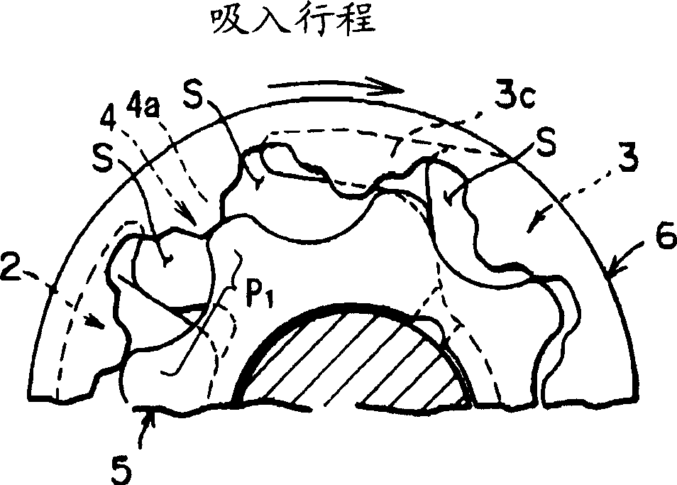 Trochoid oil pump