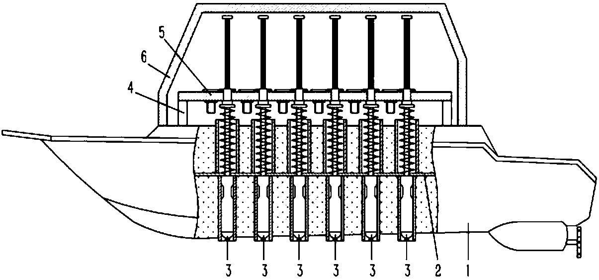 Water sampling device applied to reservoir