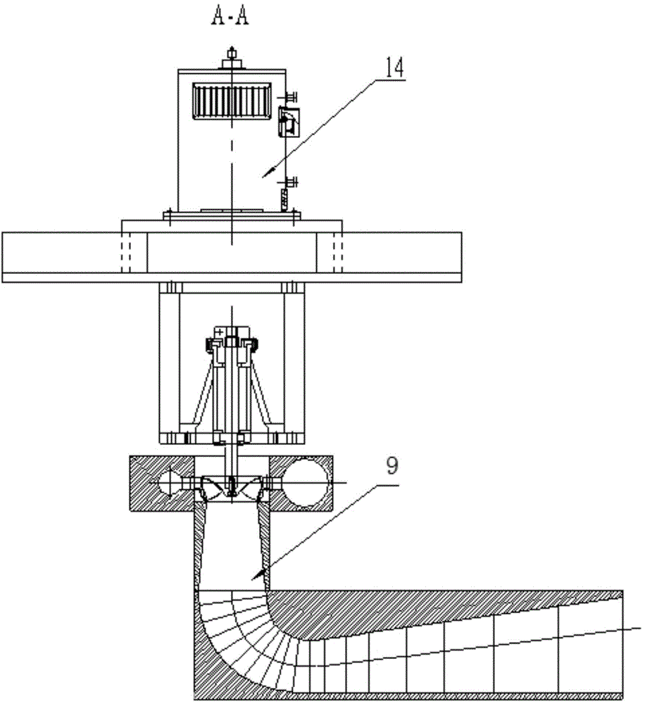 Experimental device for fine mechanical flow field measurement for fluid
