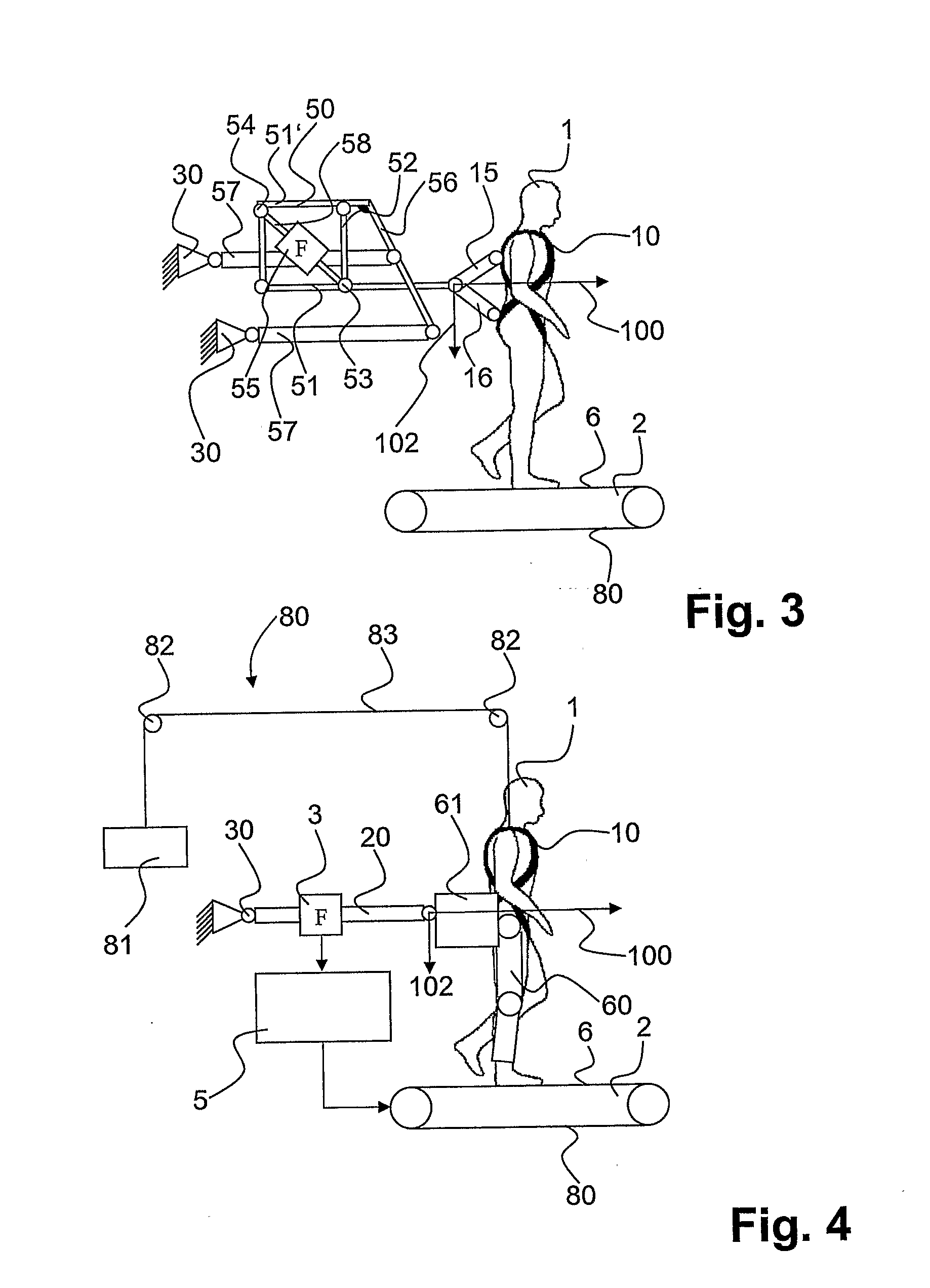 Device and Method for an Automatic Treadmill Therapy