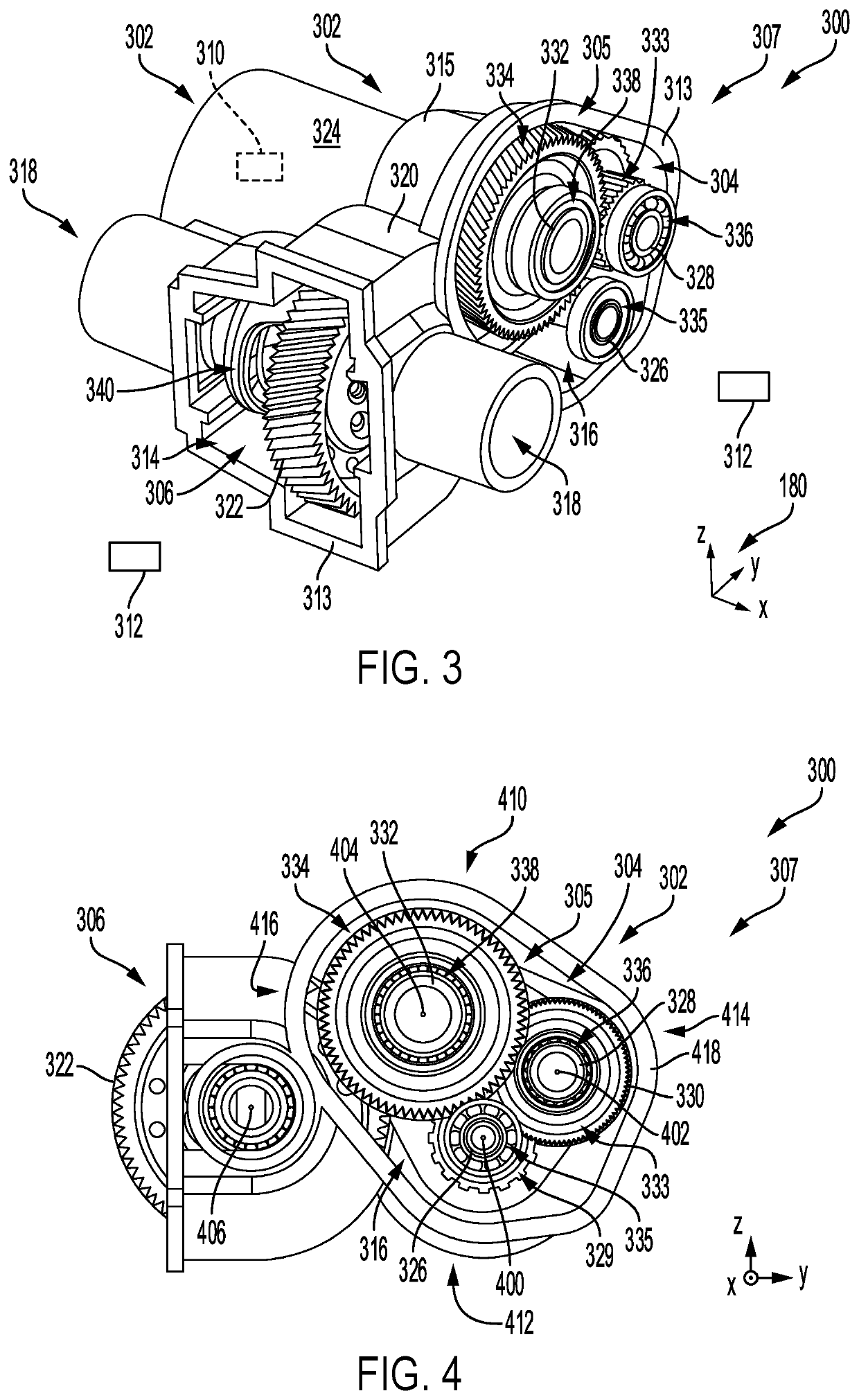 Vehicle product line with multiple gear train assemblies