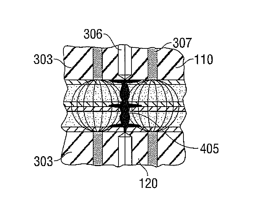 Method and apparatus for vascular tissue sealing with reduced energy consumption