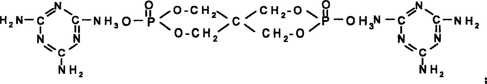 Halogen-free expansion fire retardant for polypropylene