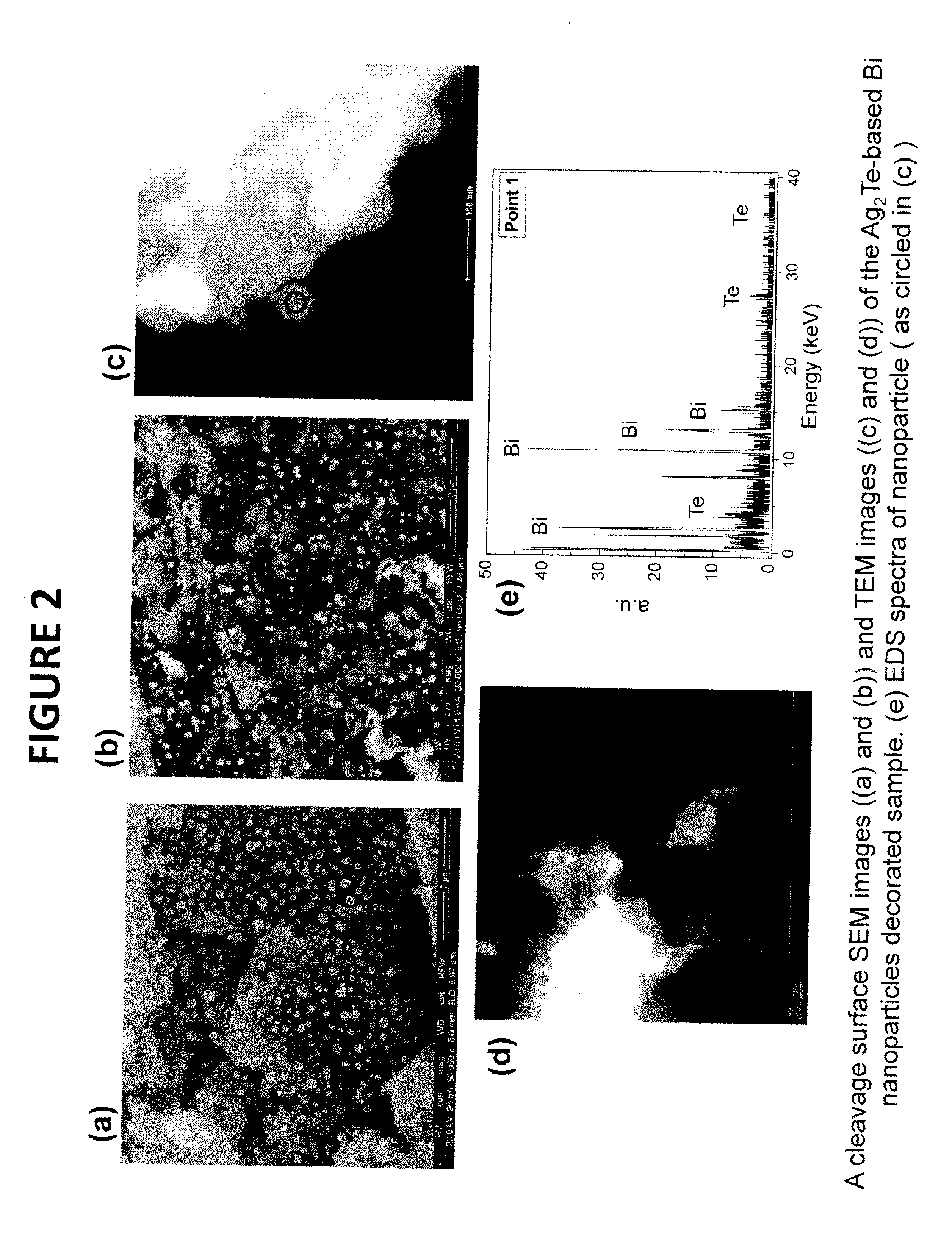 Method of Creating Micro-Scale Silver Telluride Grains Covered with Bismuth Nanoparticles