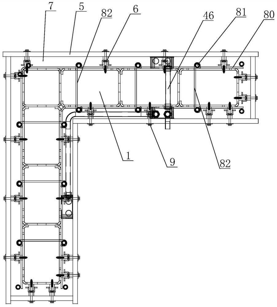 A shear wall with integrated section steel as the skeleton and its on-site construction method