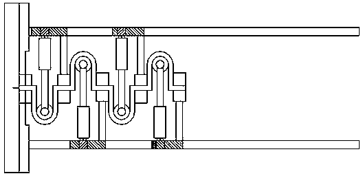 Process for bending furnace wires by using screw rod type clamping device and integrated circuit controller