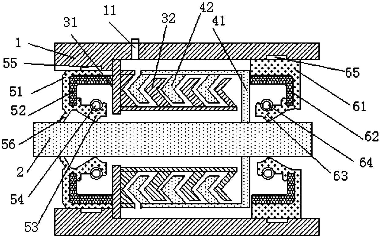 A v-shaped liquid labyrinth seal