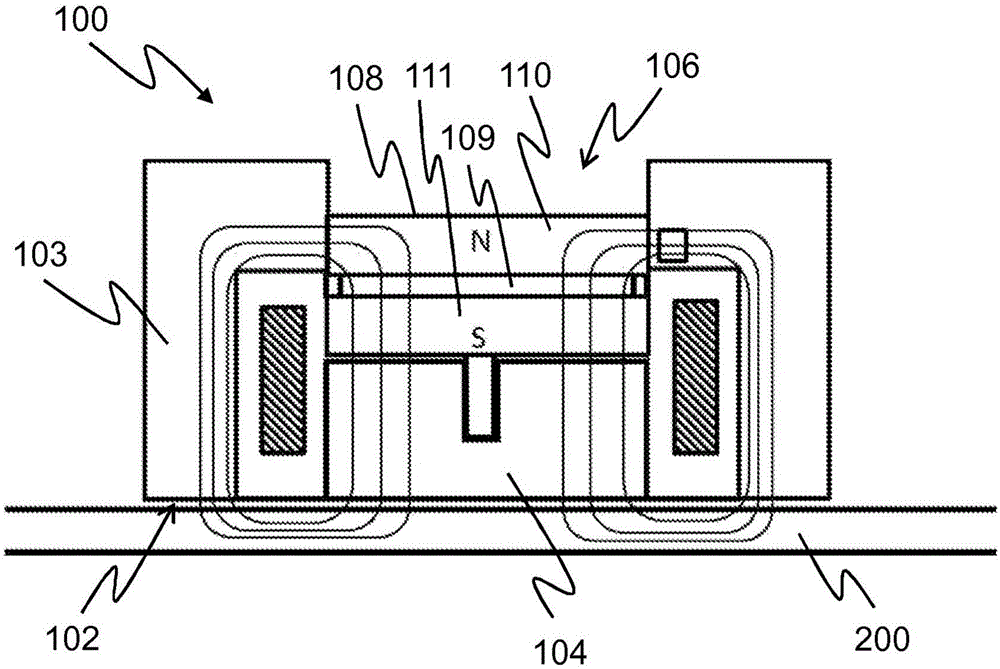 Magnet and actuator