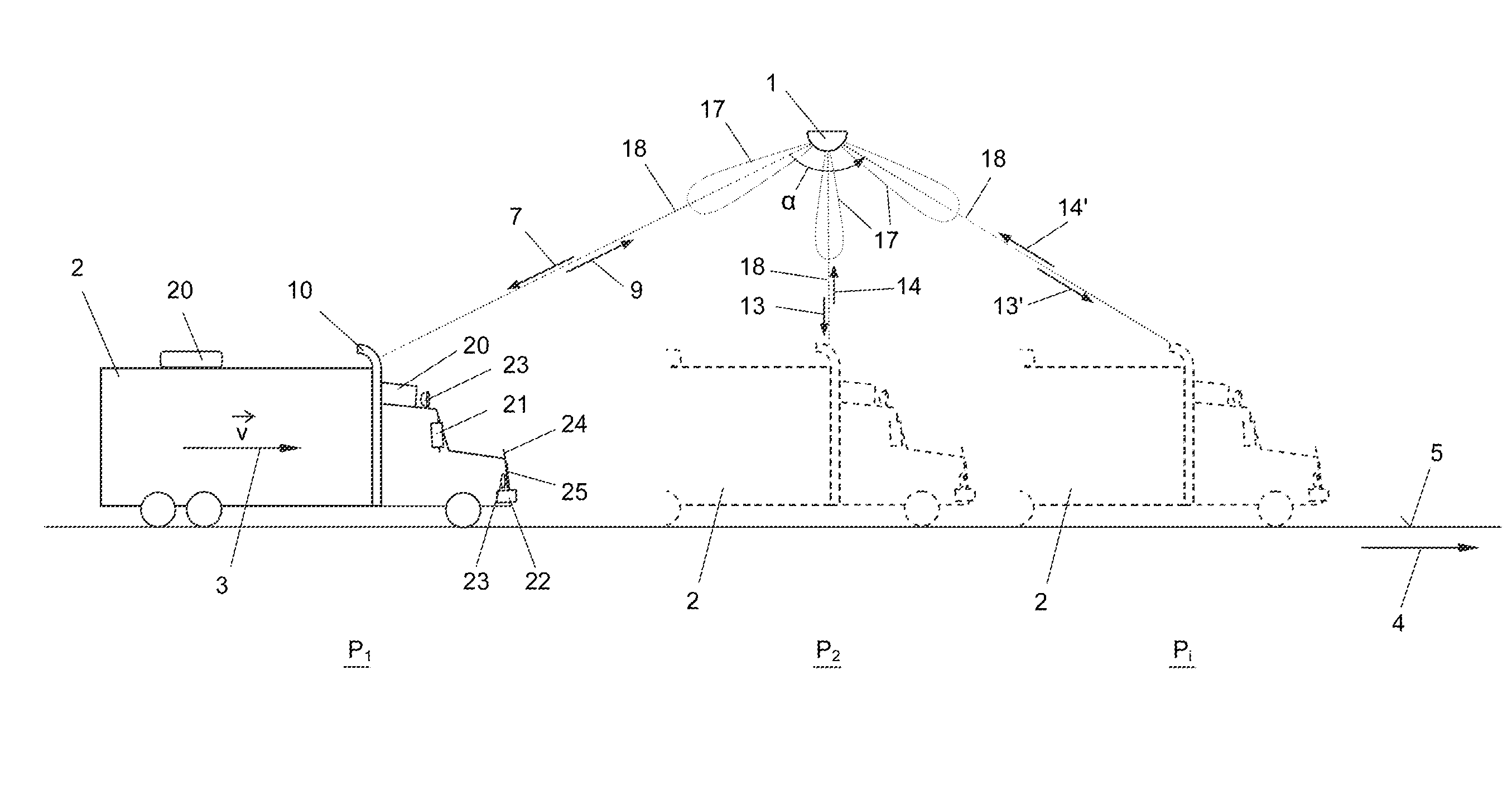 Apparatus and method for determining a vehicle feature