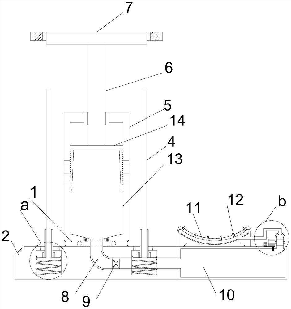 A pneumatic supercharged automobile shock-absorbing air-cooling device