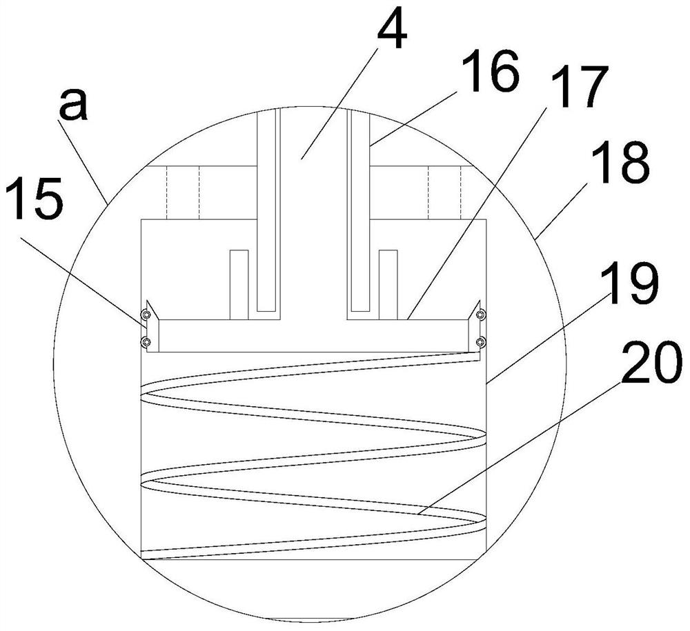 A pneumatic supercharged automobile shock-absorbing air-cooling device