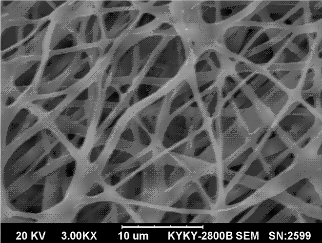 A kind of poly(l-lactide-co-ε-caprolactone) nanofiber nerve conduit and preparation method