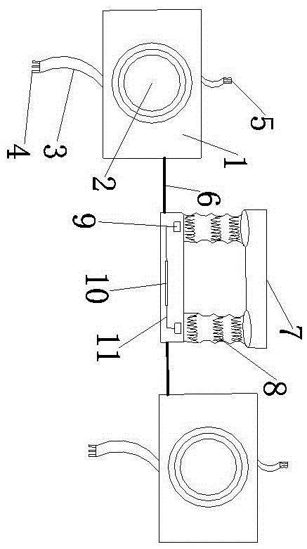 Hand wrestling balancing device with dynamometer