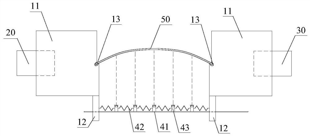 Pure bending test system and test method for thin-gauge high-strength automotive steel