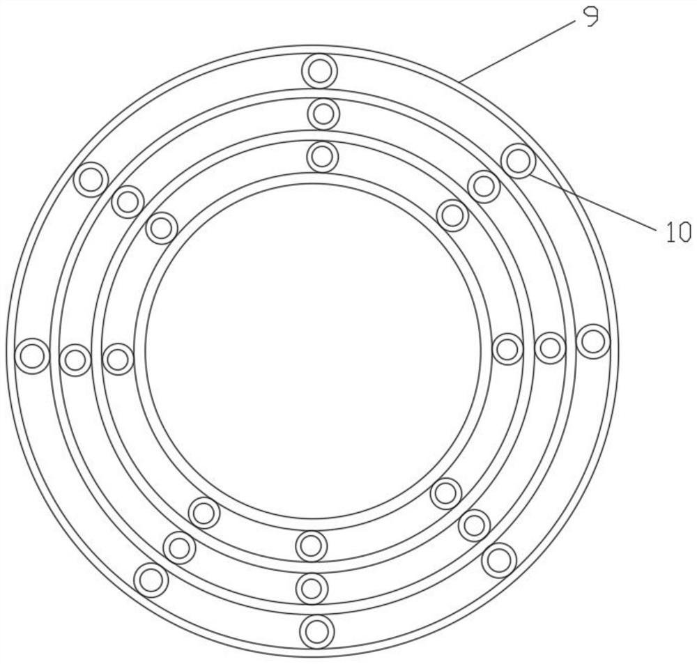 Pile foundation reinforcement cage position control device and installation method