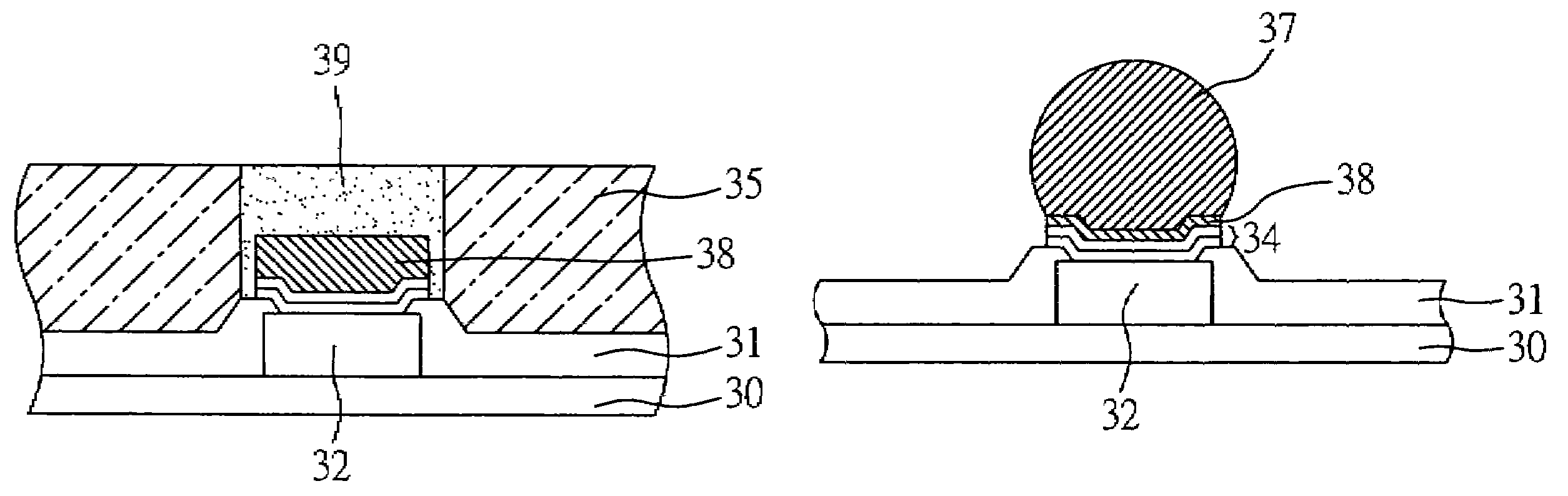 Process for forming lead-free bump on electronic component
