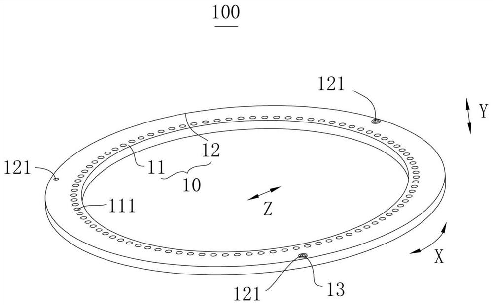 Anchoring device and tower