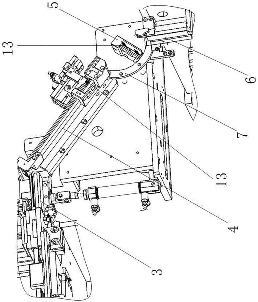 Straight back type test-sorting machine feeding and conveying device for integrated circuit chips