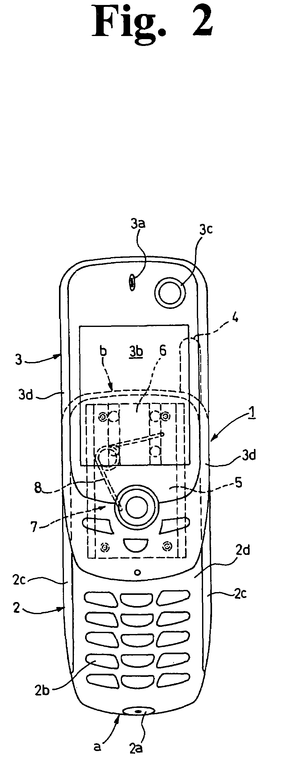 Slide mechanism of portable terminal device