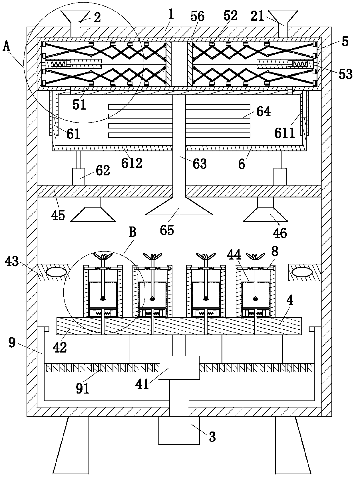 Full-automatic seedling cultivation device