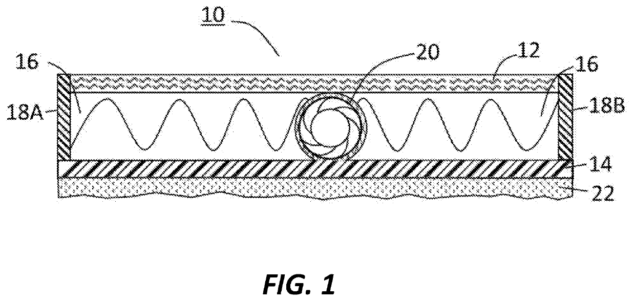 In-situ barrier device with internal injection conduit