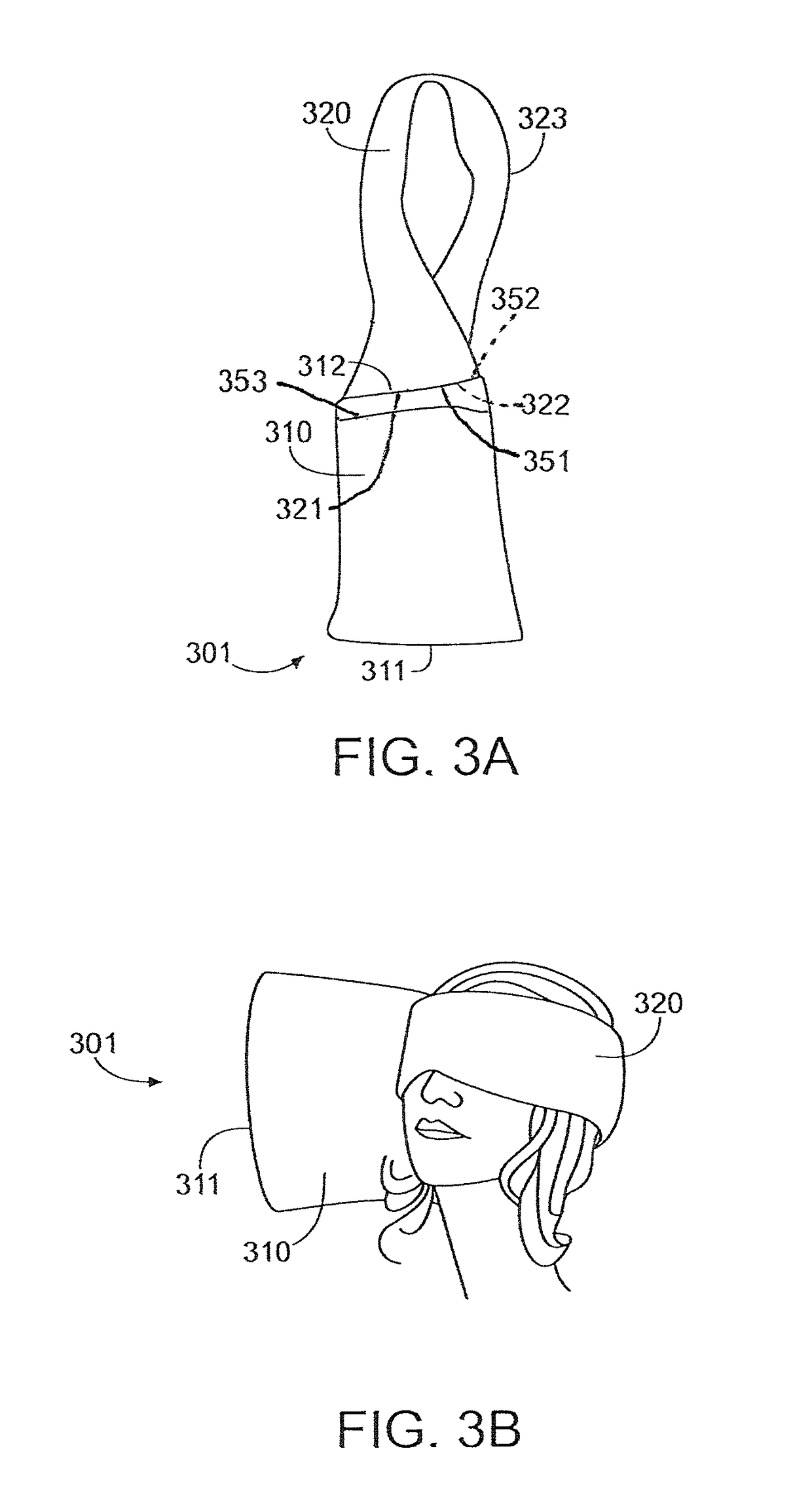 Pillowcase and travel pillow with eye-covering apparatus