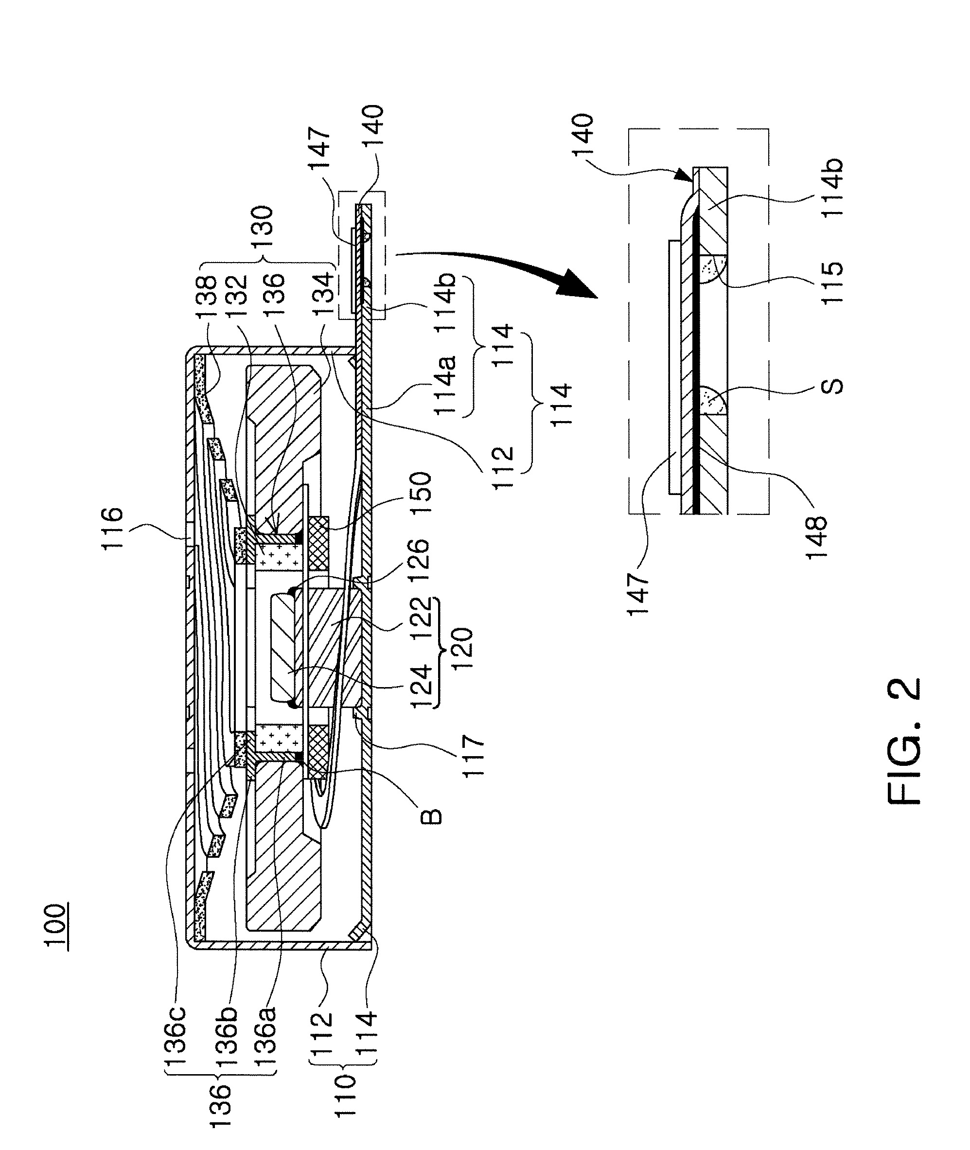 Linear vibrator having exposure hole or groove in the cover