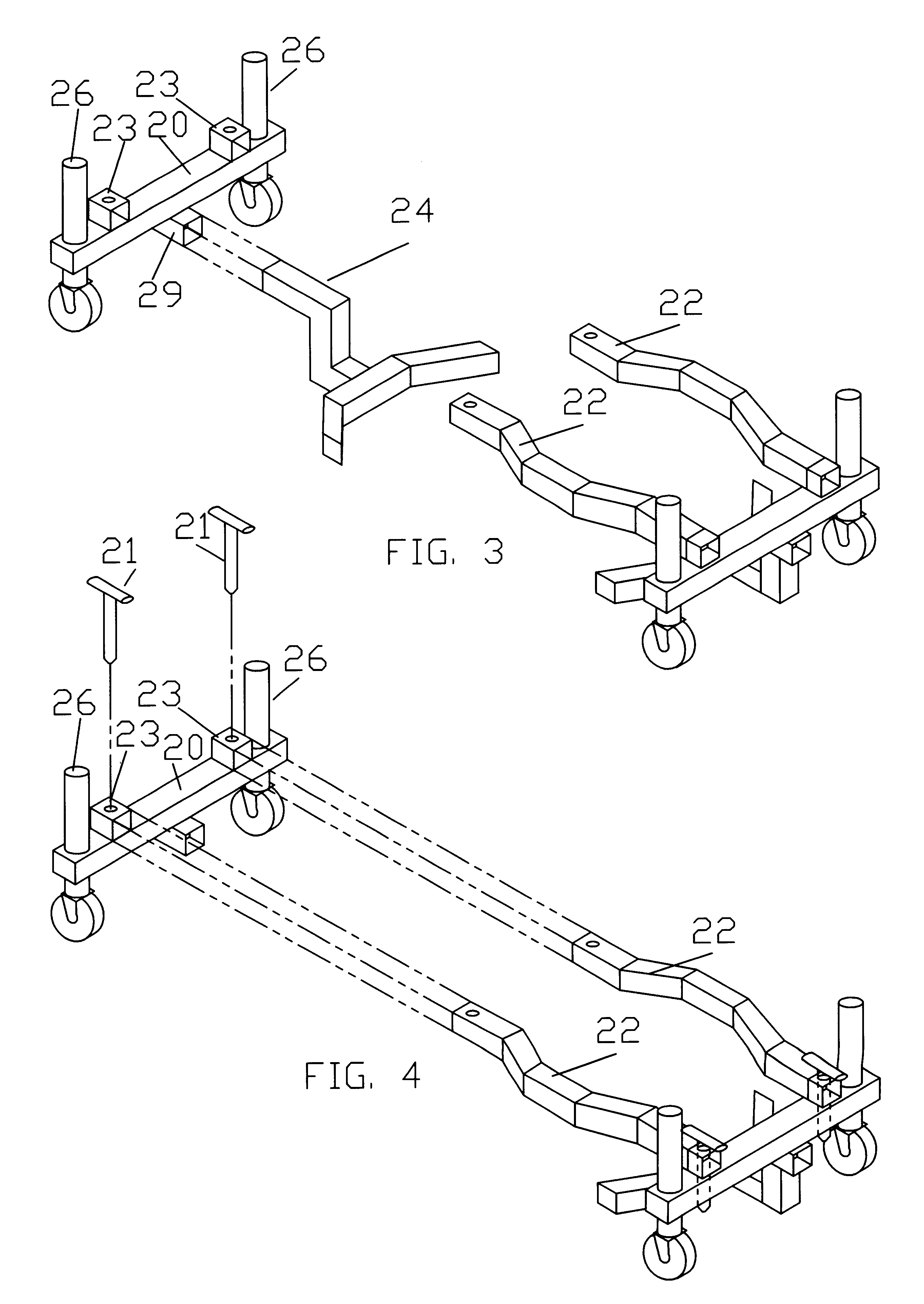 Fire suppression agent storage container lifting and transportation device