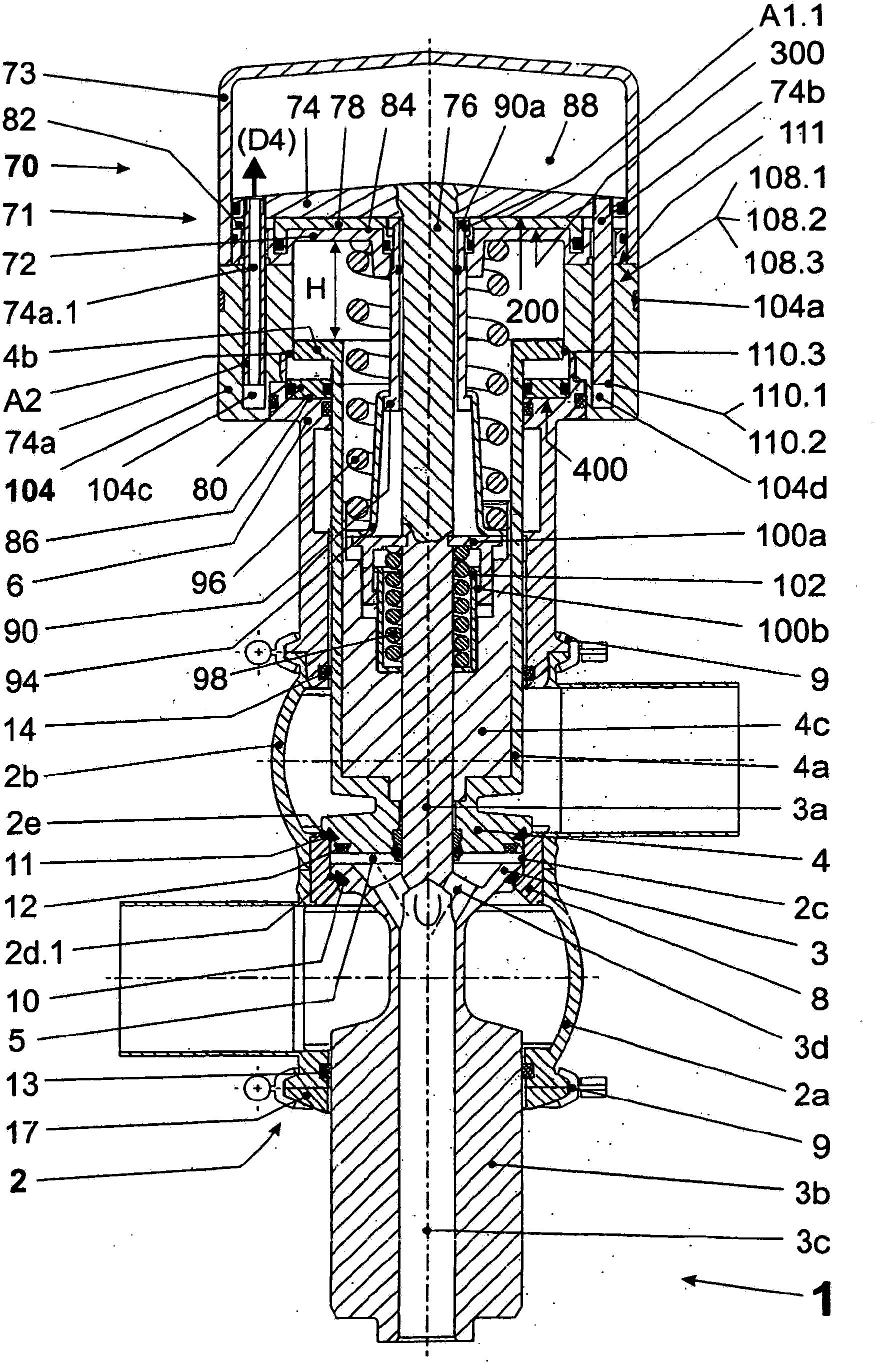 Drive for Switching a Double Seat Valve