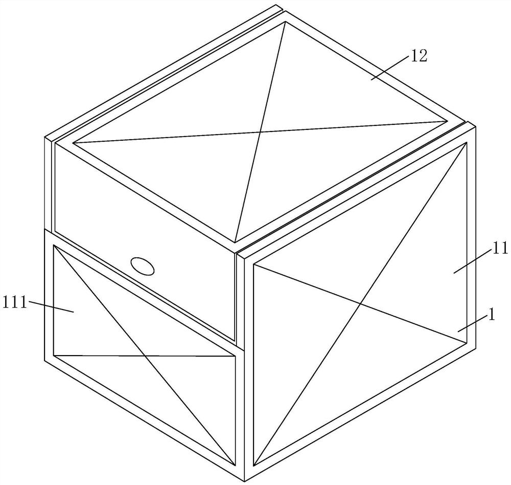 An agricultural product packaging box