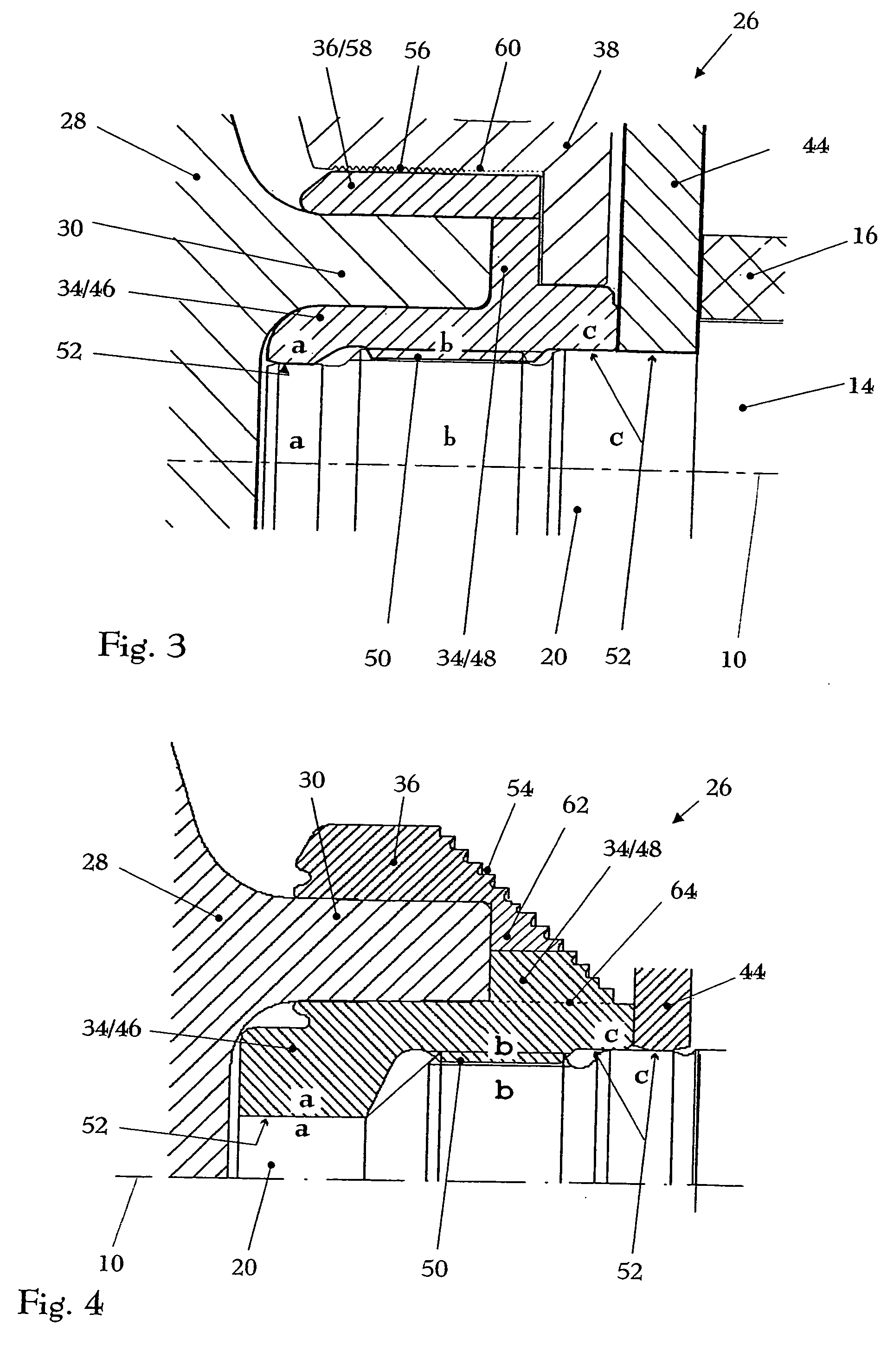 Device for fixing a rotor on a shaft