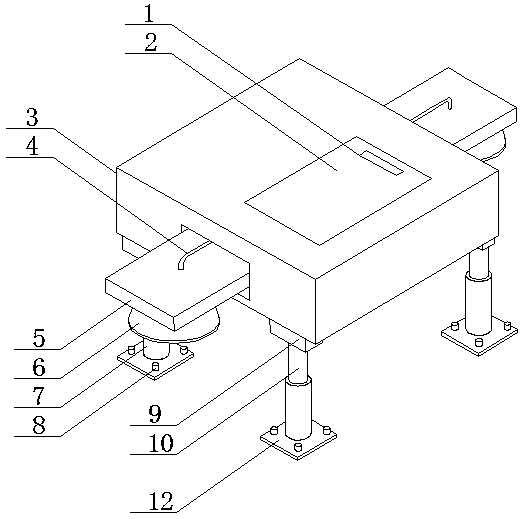 Heat dissipating device for active component