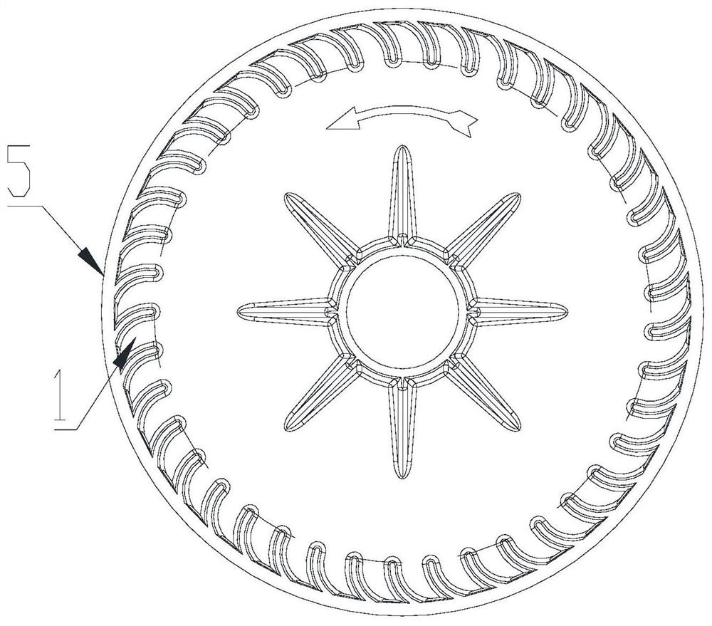 Centrifugal fan blade, fan and air conditioning system comprising fan