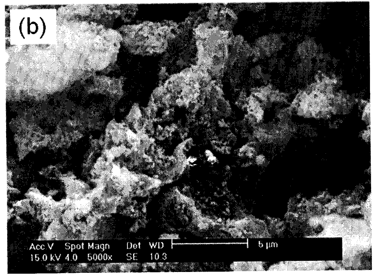 Lithium ion secondary battery anode material and preparation method