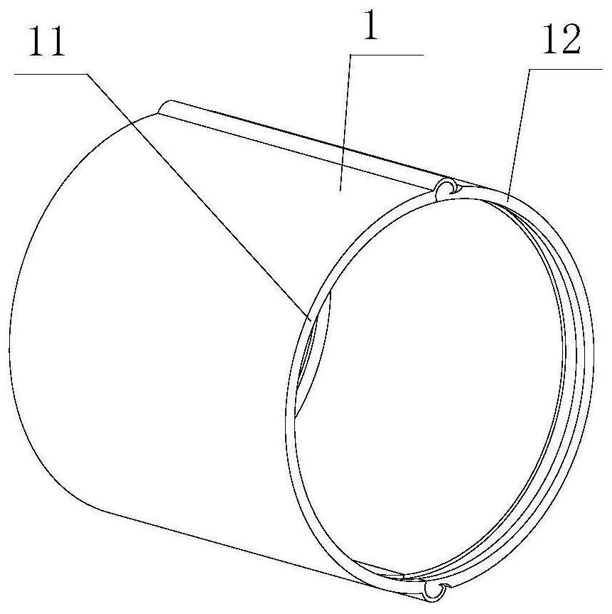 Protection device and method for damage and fracture of gas pipeline