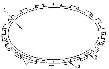 Novel steel cylinder explosion-proof sheet with firm connection