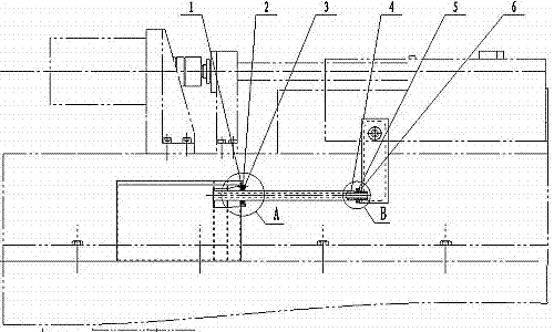 Closed type sliding following oil receiving device applied to oil return of hydrostatic guideway