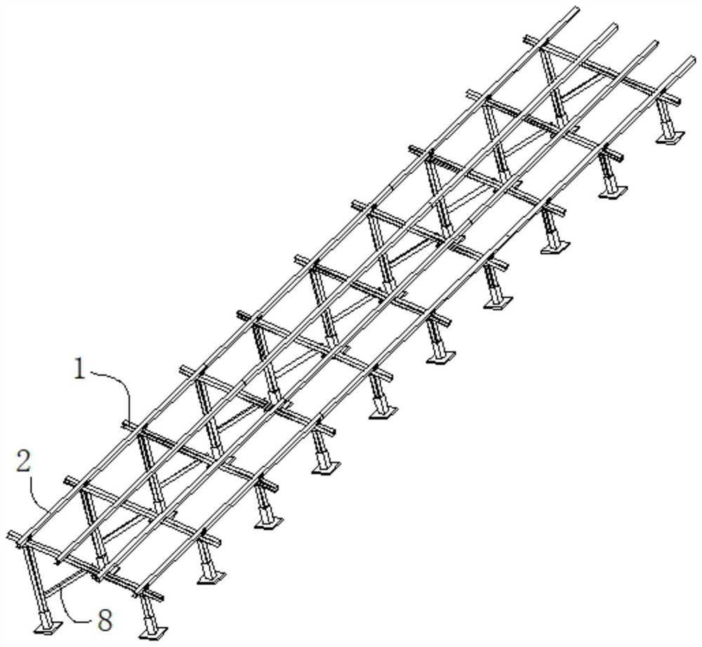 Photovoltaic bracket for photovoltaic power station, and mounting method thereof