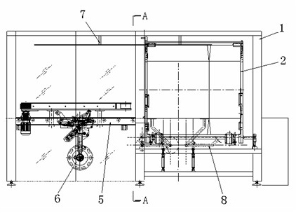 Tobacco shred box sealing machine