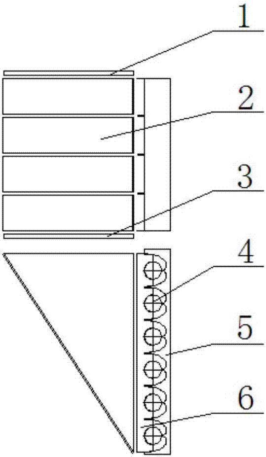 Structure capable of improving light transmission efficiency and distribution uniformity of xenon lamp