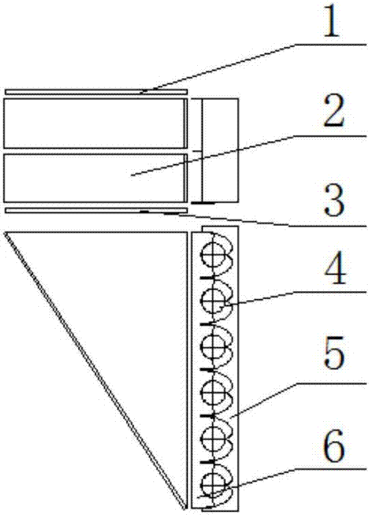 Structure capable of improving light transmission efficiency and distribution uniformity of xenon lamp