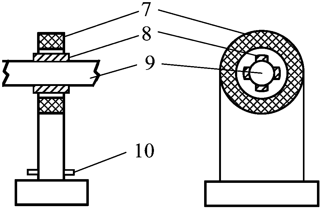 Self-powered rotating device state monitoring device