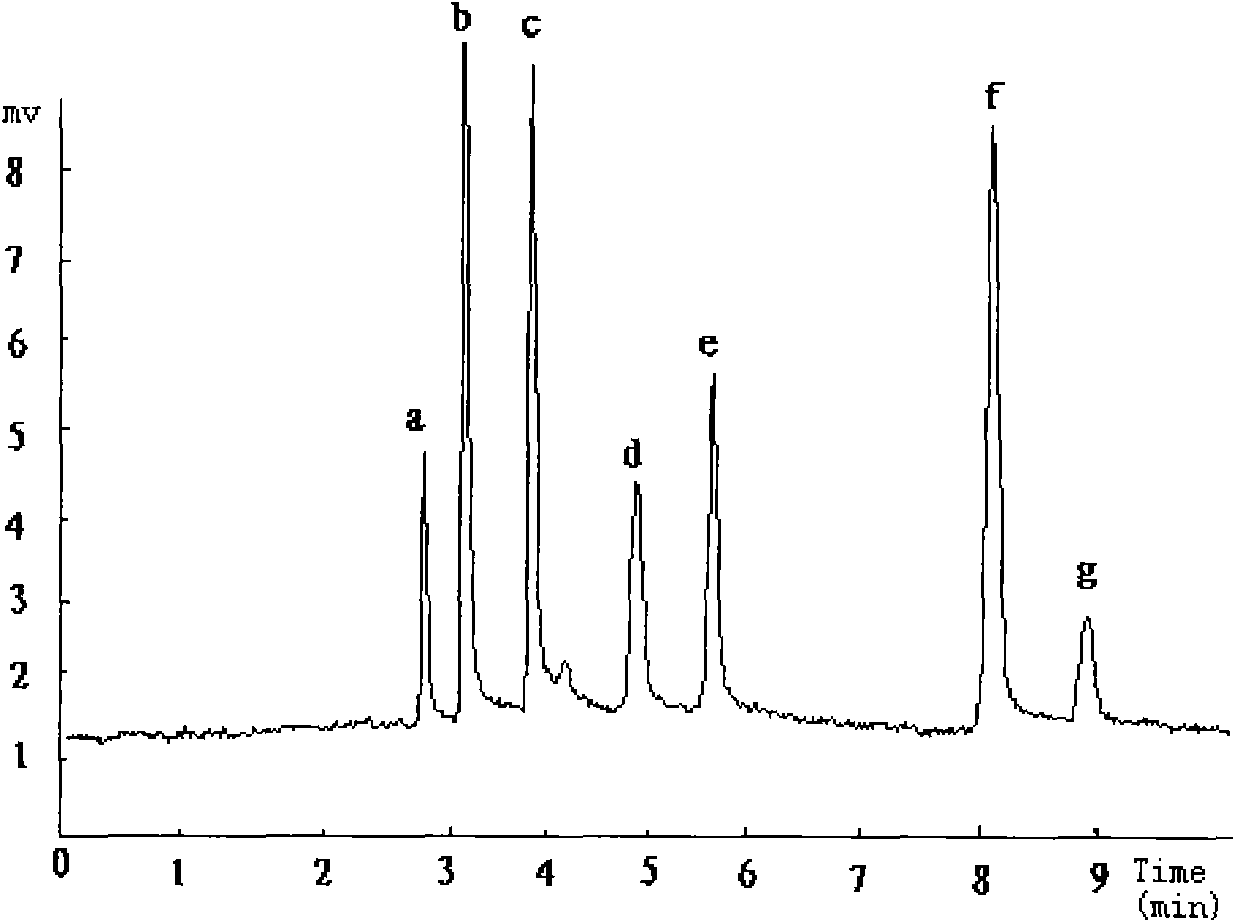 Capillary electrochromatographic open tubular column with mixed effect of hydrophilia and ion exchange and preparation method of same