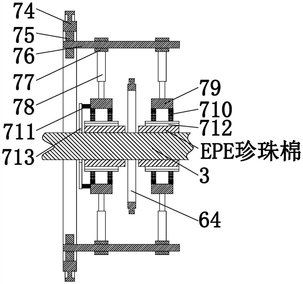 A kind of epe pearl cotton deep processing machine and processing technology